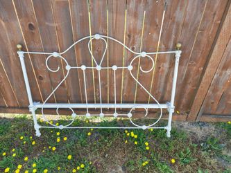 Vintage Metal Headboard