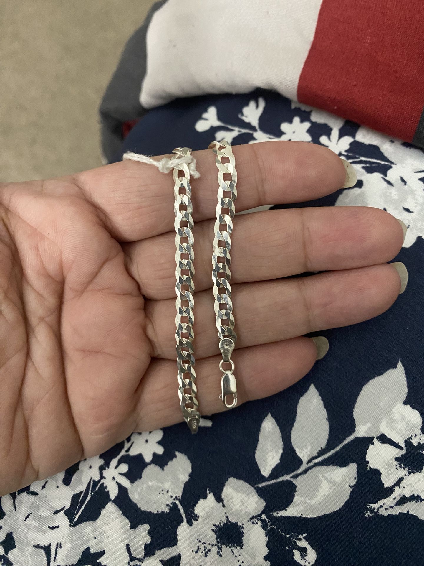 Real 925 Sterling Silver Bracelet 