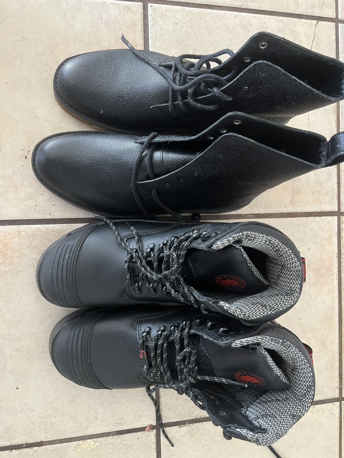Clark’s Hi Top And Work Boots Steal Toe
