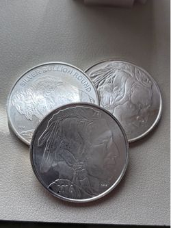 Silver 1 oz Rounds .999 Silver Coins