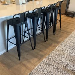 Bar Stools Black 