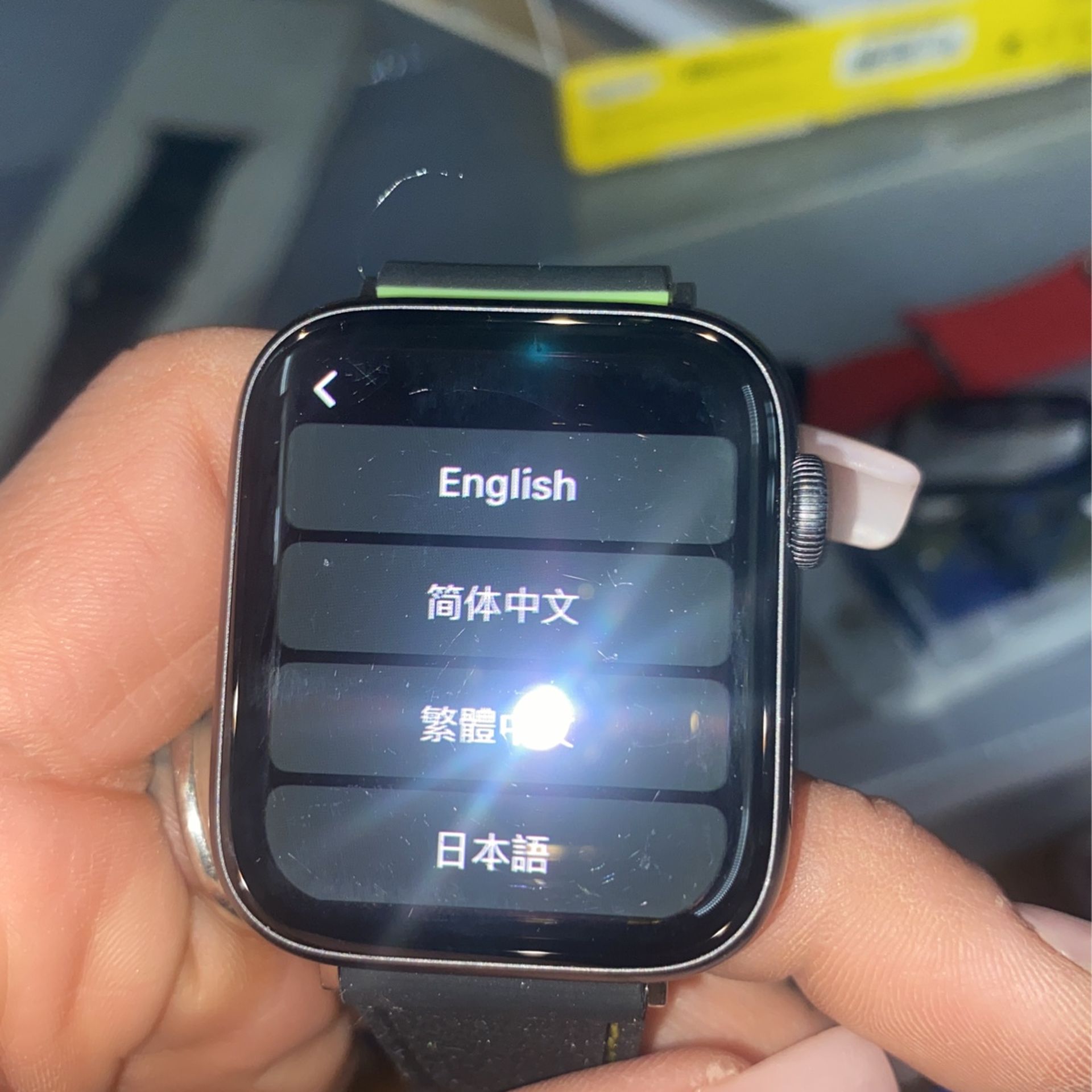 Series 4  4.4 mm aluminum & ceramic case ion X glass GPS WR- 50 M