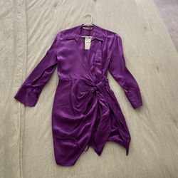 Purple Short Dress 