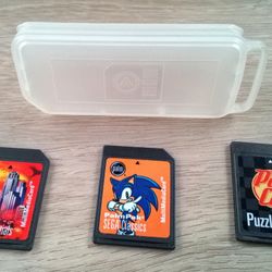 Palm Pilot Video Games (3 Pack)
Sim City, Sonic the Hedgehog, & Puzzle Pack