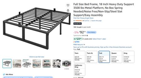 Full Size Bed Frame