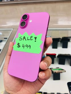iPhone 16 plus 128gb AT&T cricket