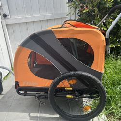 Dutch dog Novel10 Bike Trailer And Stroller With Rain Cover And Cargo Rack