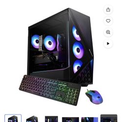 Ibuypower Gaming Pc New In Box Unopened. Intel Core i5 14400F, GTX 5070, 16GB DDR RGB RAM, 1TB NVMe SDD 