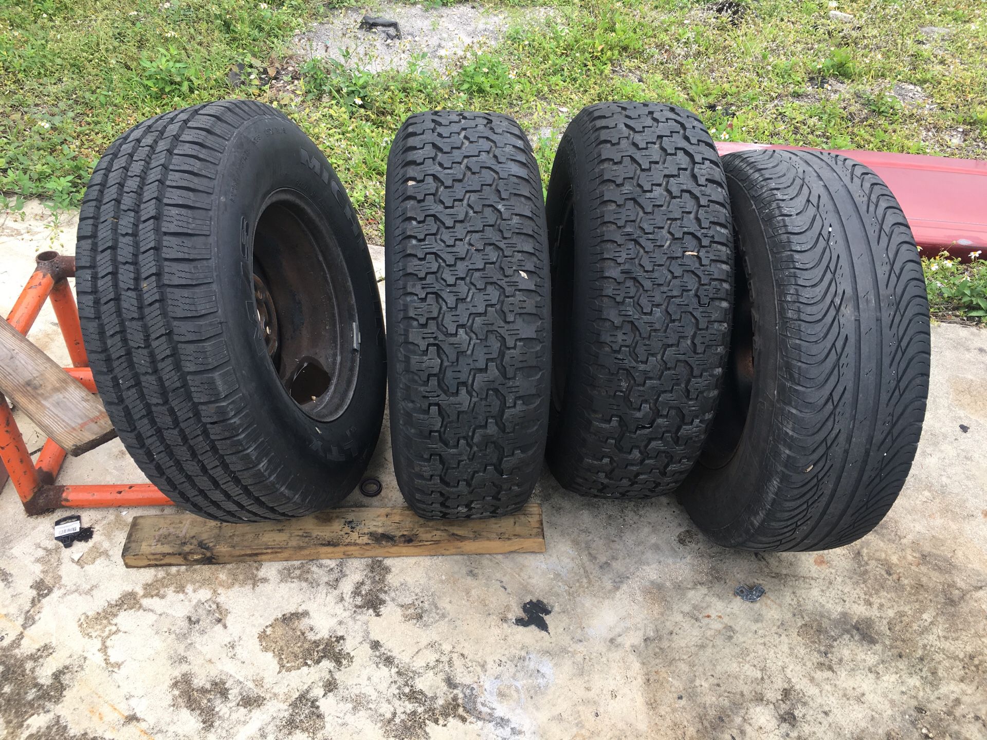 2002 ford ranger tires and rims