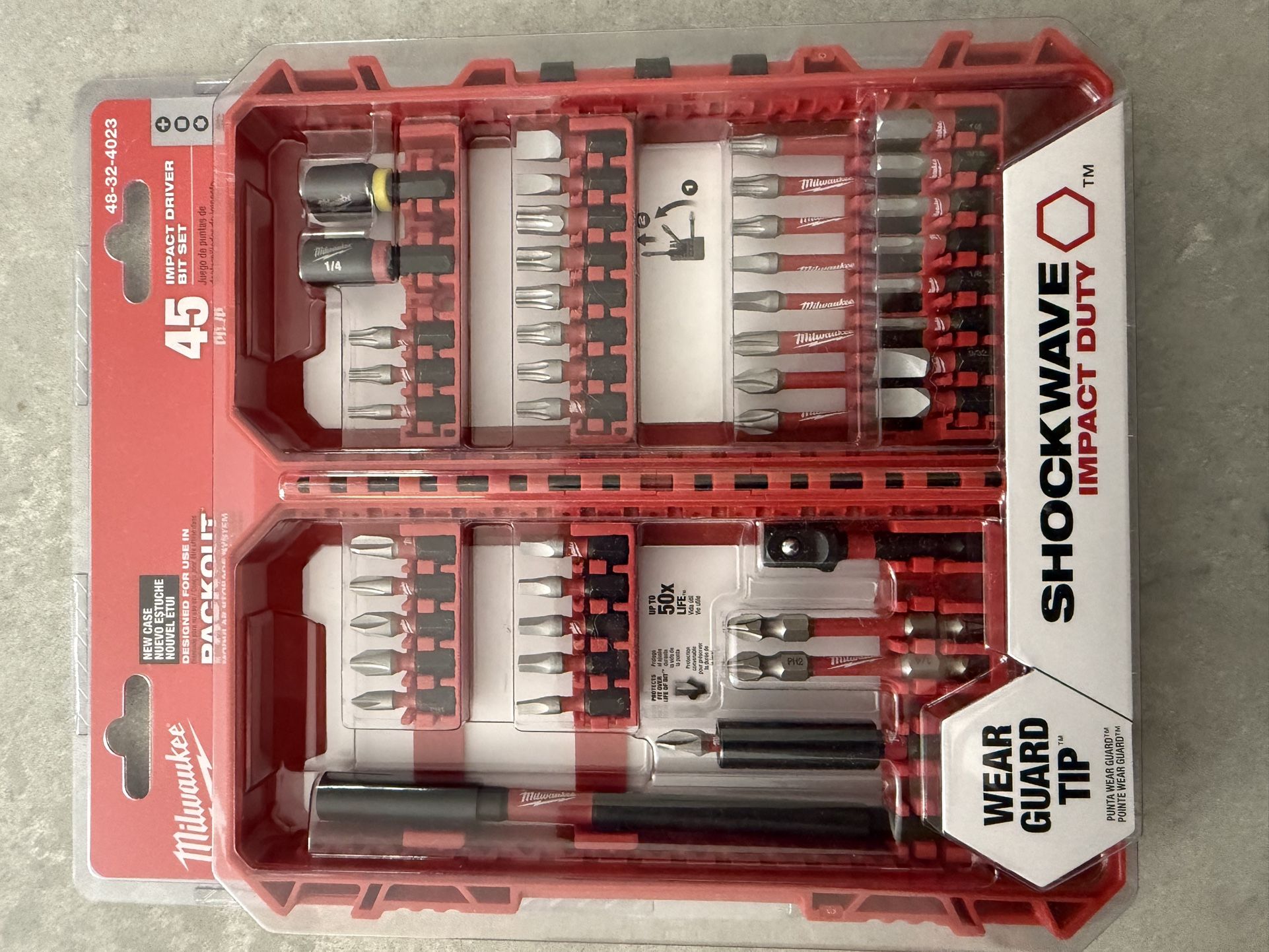 Milwaukee Impact Driver Bit Set 48-32-4023