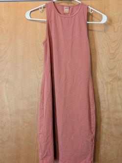 Aritzia Tna, Muted Pink Sleeveless Dress, XS