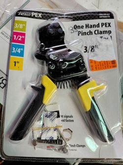 Apollo one hand pex pinch clamp tool