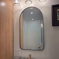 New Recessed Framed Medicine Cabinet with Mirror and 2 Adjustable Shelves