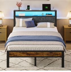 Full Size Platform Bed Frame NEW