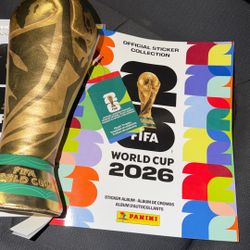 FIFA World Cup Sticker Book & Plush Trophy 🏆⚽️