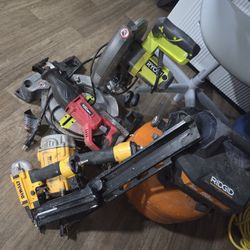 Tools Dewalt,ridgid,ryobi,hyper Tough