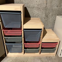 Wooden Storage Shelf