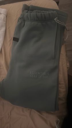 fear of God, essentials Sycamore green straight leg pants fear of God, essentials Sycamore green straight leg pants