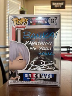 Gin Ichimaru signed and certified Funko