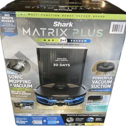 Shark Matrix Plus 2 In 1 Robot Vacuum Sonic Mop Self Empty Hepa WiFi UR2650WS