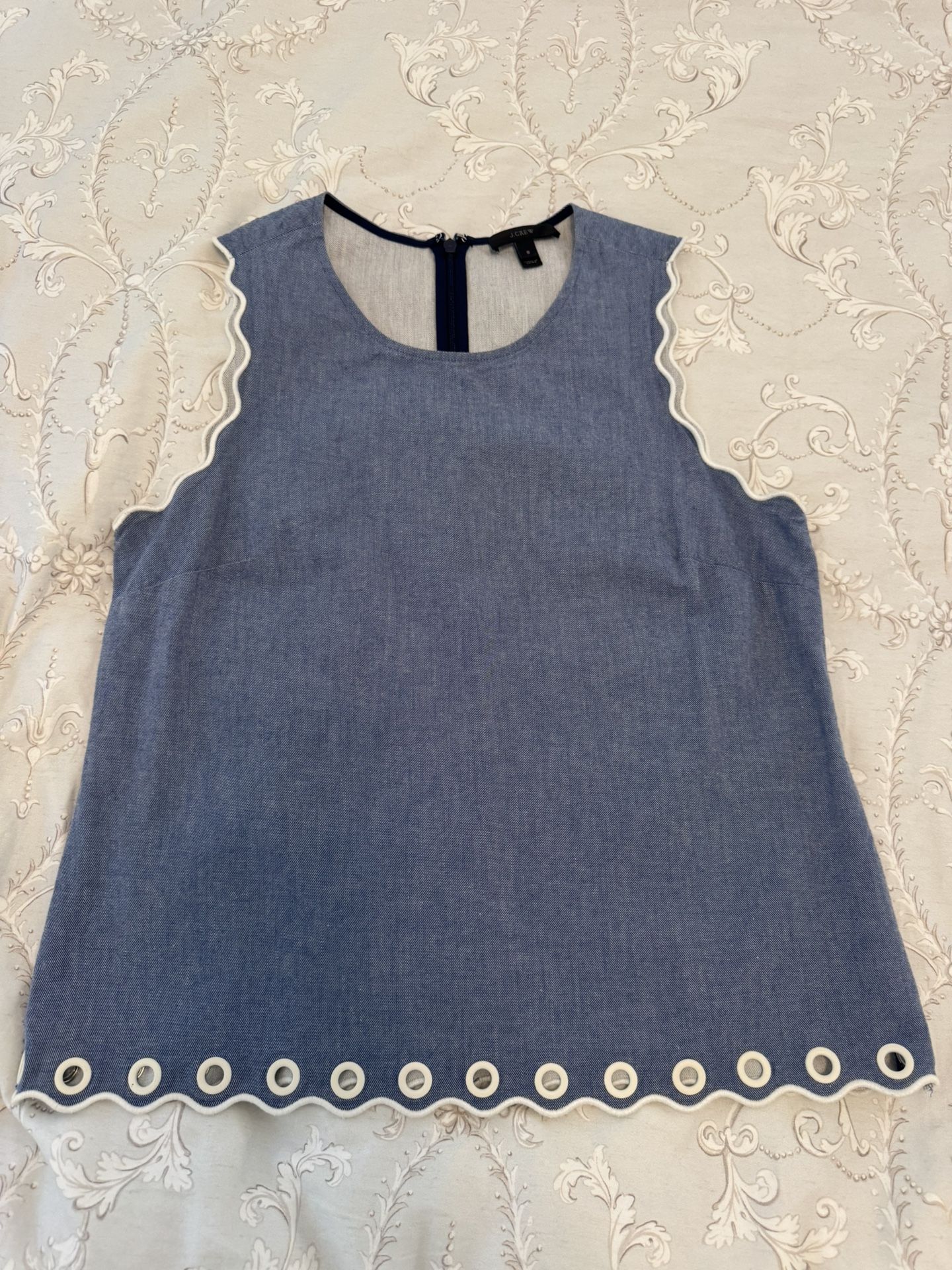 J.Crew Sleeveless Chambray Top-8