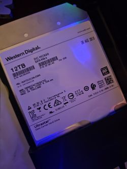Western Digital 12tb sata hdd used but healthy