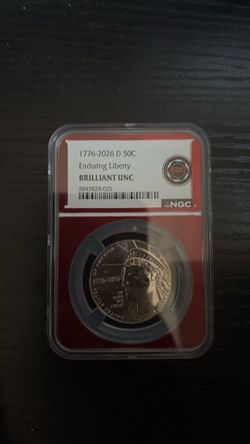 250th anniversary Enduring Liberty Brilliant Unc Half Dollar