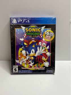 Sonic Origins Plus PS4 Game Brand New Factory Sealed SEGA