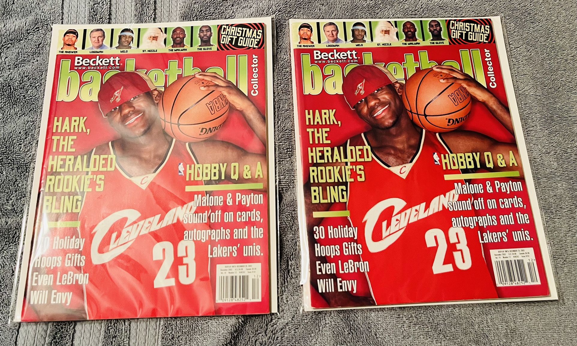 Lebron James Beckett Basketball Magazines ( 2 )