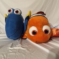 Nemo And Dory Finding Nemo 16” & 12”