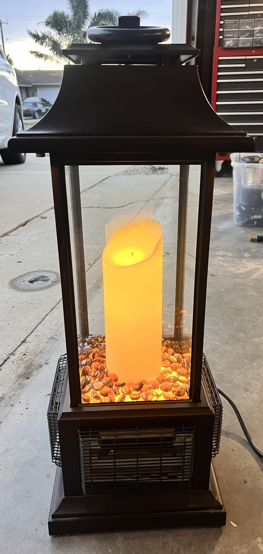 Table top heater/light