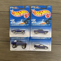 Hotwheels 1996 Blue Streak Series Set