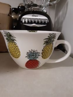 Jumbo Pineapple Coffee Cups Set of 4