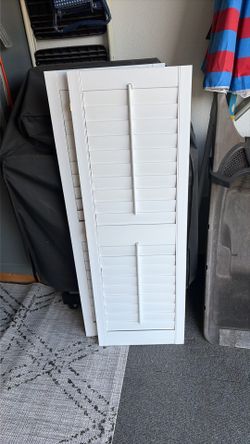 One Pair White Shutters