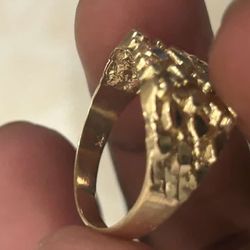nugget ring 10k 