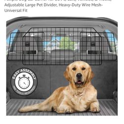 Dog Car Barrier For SUV’s, Cars, Vehicles & Trucks Heavy-Duty Wire Mesh