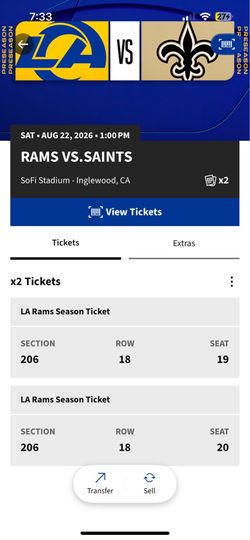 Rams tickets