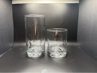 12 pc Glass Cups and Tumblers