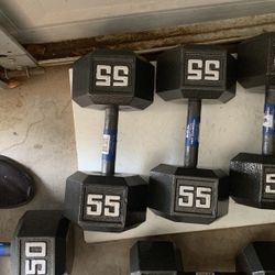 Dumbbells 55lbs