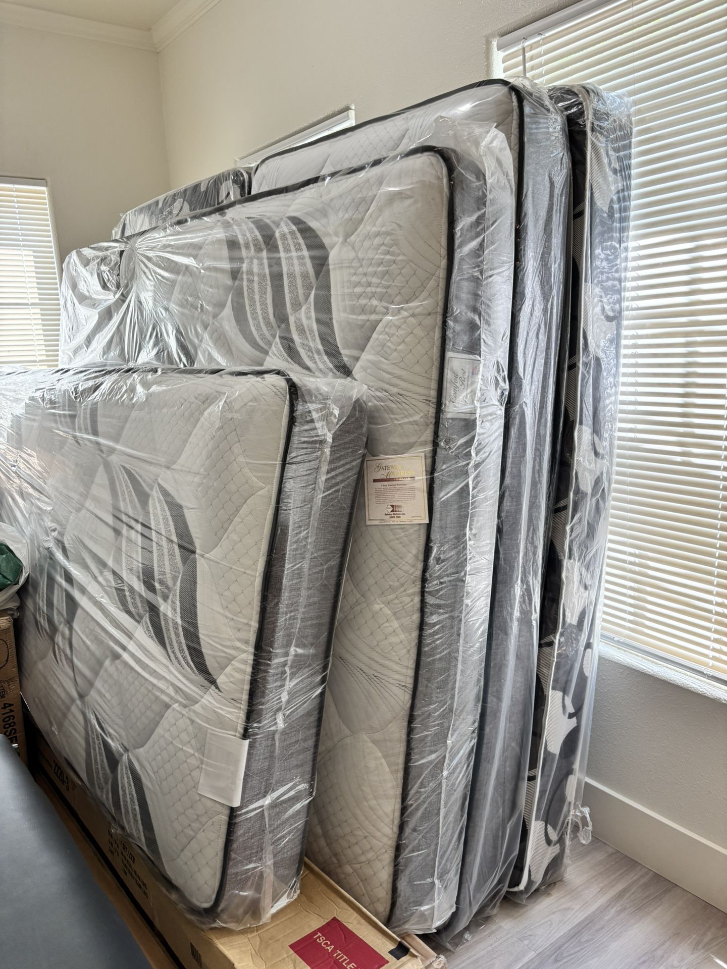 Queen Bed Set &Bunk Bed- New