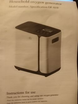 Household. Oxygen. conservative. Generator. Model. DF-010