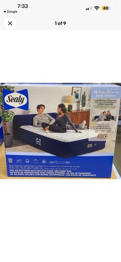 Brand new great quality air mattress queen size sealy brand $135 obo new in box