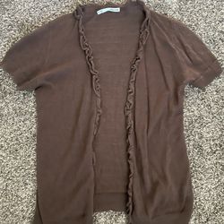 Maurices Brown Short Sleeve Shirt 