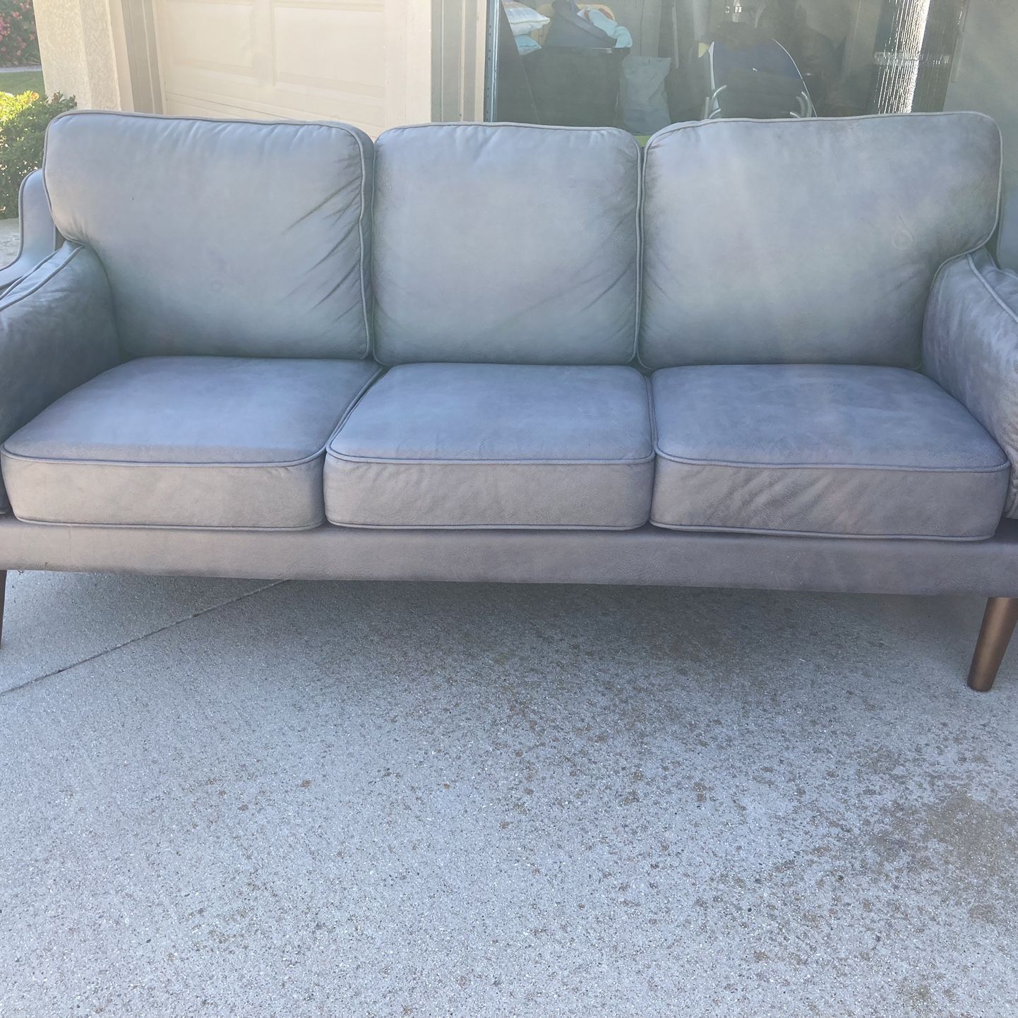 Gray Fabric Couch - 78”