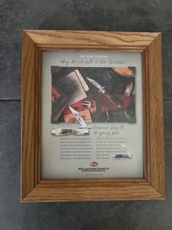 Case XX Framed Cheetah Knife Advertisement