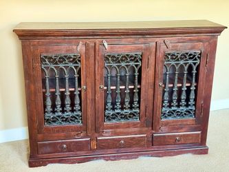 Rustic Modern 3 Drawer Storage Cabinet