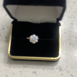 3 Karat Lab Grown Diamond Engagement Ring