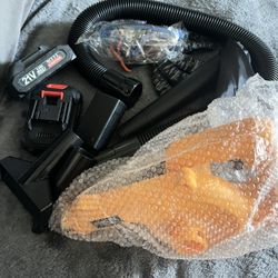 Leaf blower comes with 2 batteries and charger 