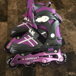 Purple Rollerblades Kids Size 1-4