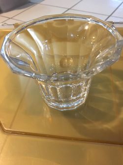 Crystal candle holder